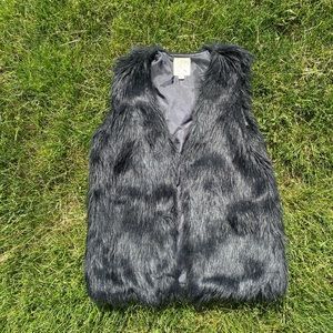 LA Hearts fur vest M